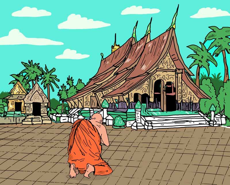 One Month Retreat in a Buddhist Monastery