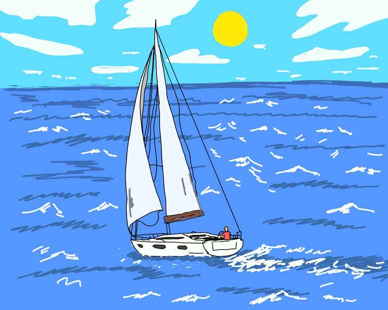 Cross the Atlantic Ocean on a Sailing Boat